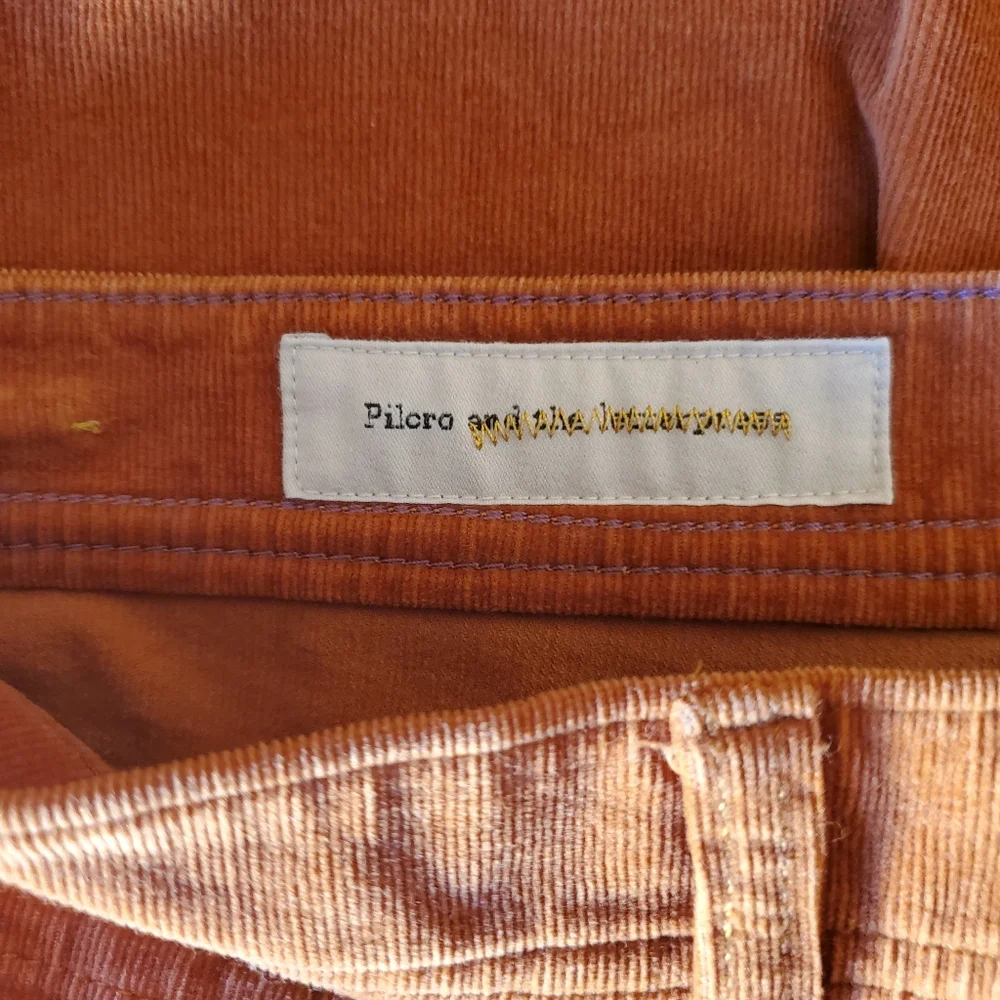 ♧ Pilcro Orange Serif Corduroy Skinny Jeans Size 25